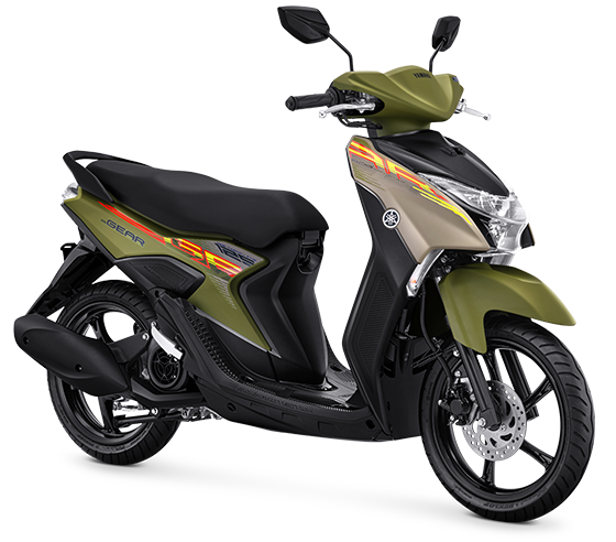 Yamaha Matic Gear 125 Standart Version Orange Hijau