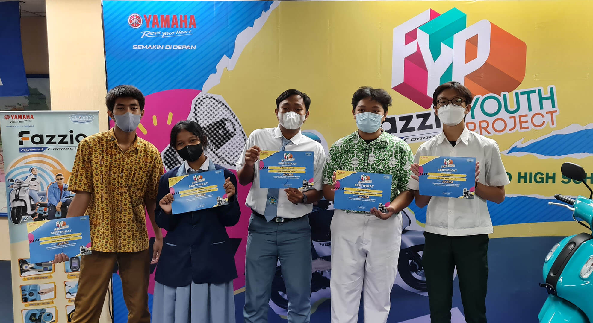 Pemenang Yamaha Connected High School Contest Jabodetabek