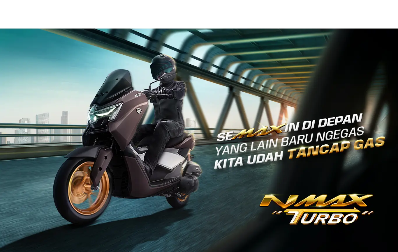 Yamaha motor terbaru dengan teknologi Turbo. Spesifikasi Terlengkap & Harga Terbaru di dealer Yamaha Sumber Mas Motor wilayah Jakarta, Bogor, Depok, Tangerang, dan Bekasi (Jabodetabek)